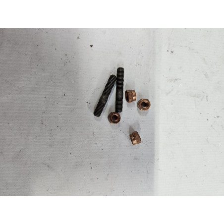 Chevette HS HSR Exhaust Flange Studs & Copper Nuts