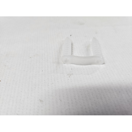 All HC HPF CHV HS HSR Twin Plug Wiring Clips White