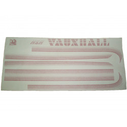 Chevette HS HSR Decal Stripe Kit Red