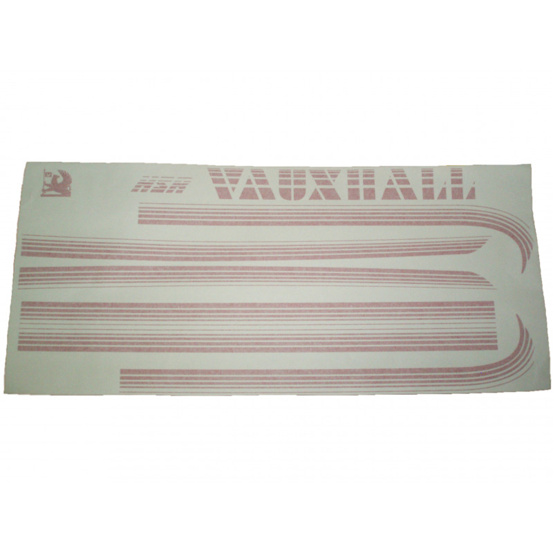 Chevette HS HSR Decal Stripe Kit Red
