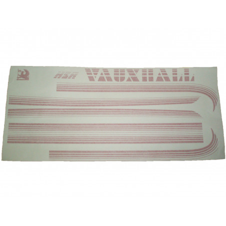 Chevette HS HSR Decal Stripe Kit Red