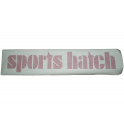 Sportshatch Rear Decal