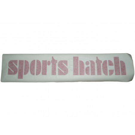 Sportshatch Rear Decal