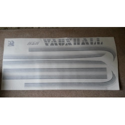 Chevette HS HSR Decal Stripe Kit Black