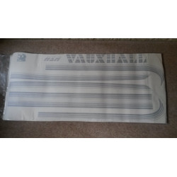 Chevette HS HSR Decal Stripe Kit Silver